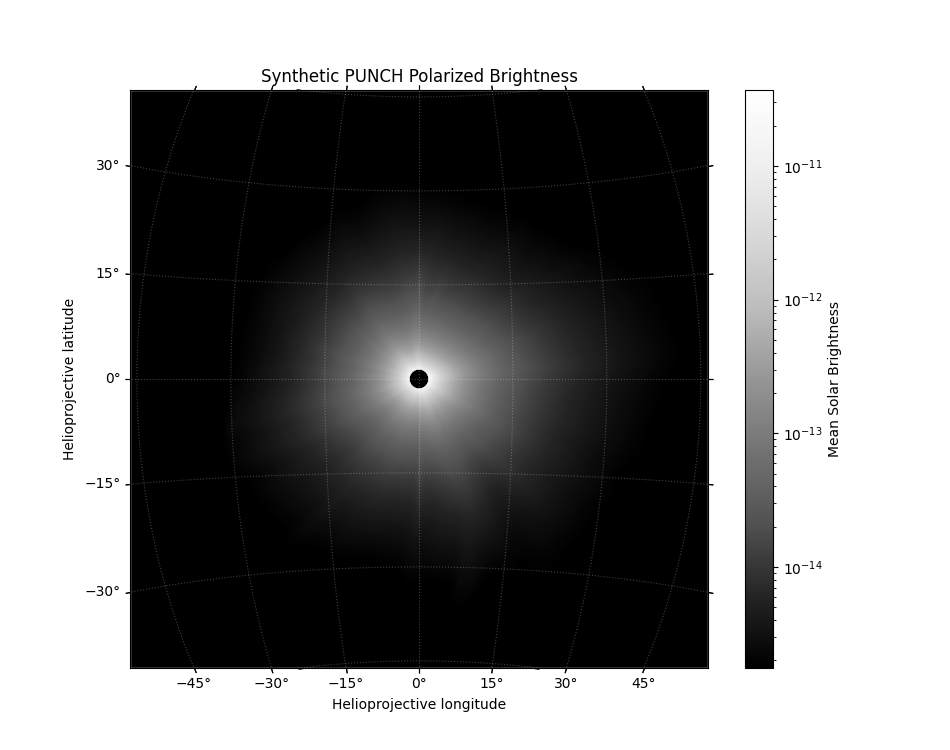 Synthetic PUNCH Polarized Brightness
